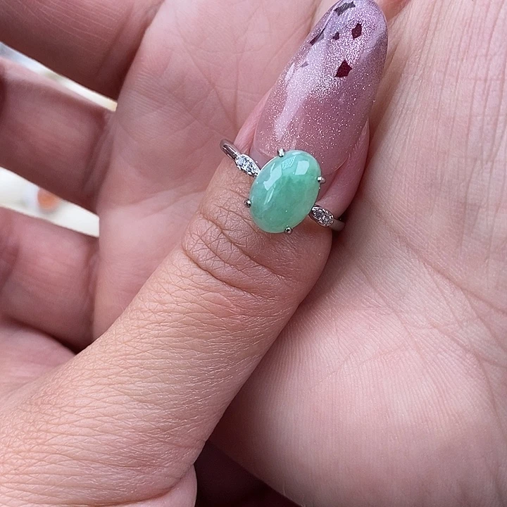 普***～翡翠未镶嵌戒指缅甸