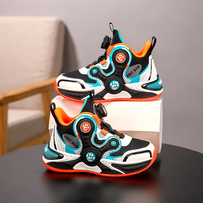 童鞋春季双网运动鞋童鞋休闲鞋春秋男童透气男孩跑步中大童网面