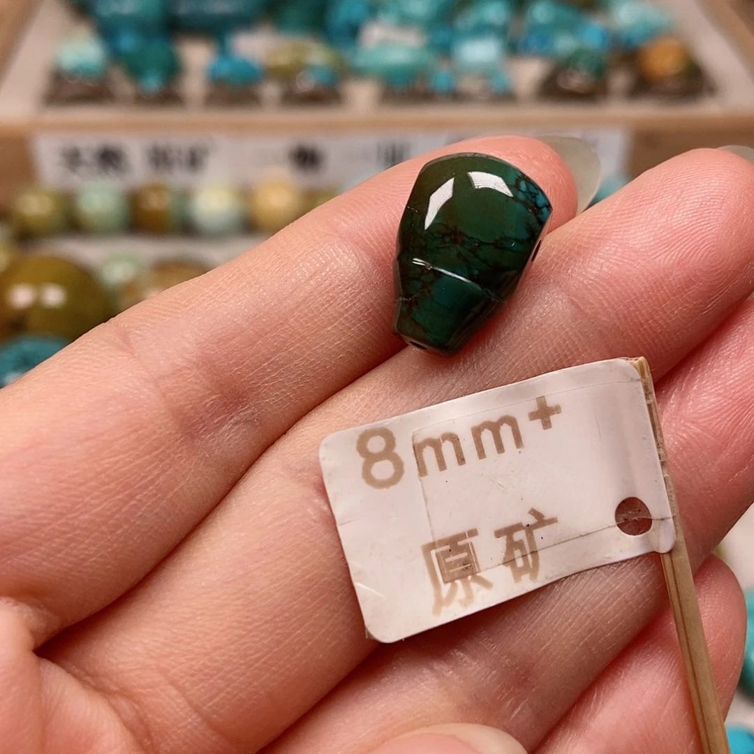 未镶嵌绿松石珠宝半成品