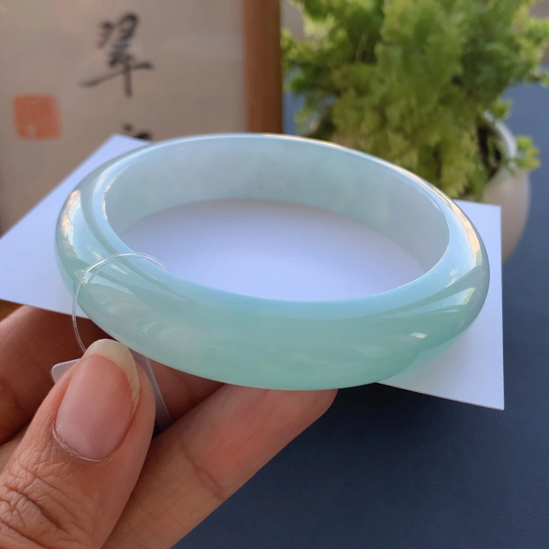 翡翠未镶嵌手镯翡翠手镯58+