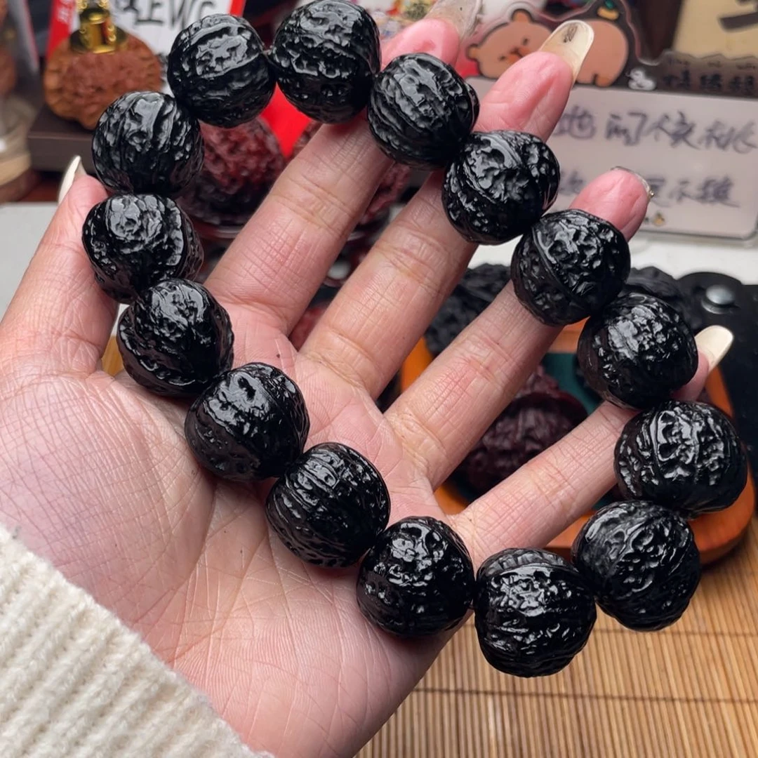 吊坠文玩核桃素串