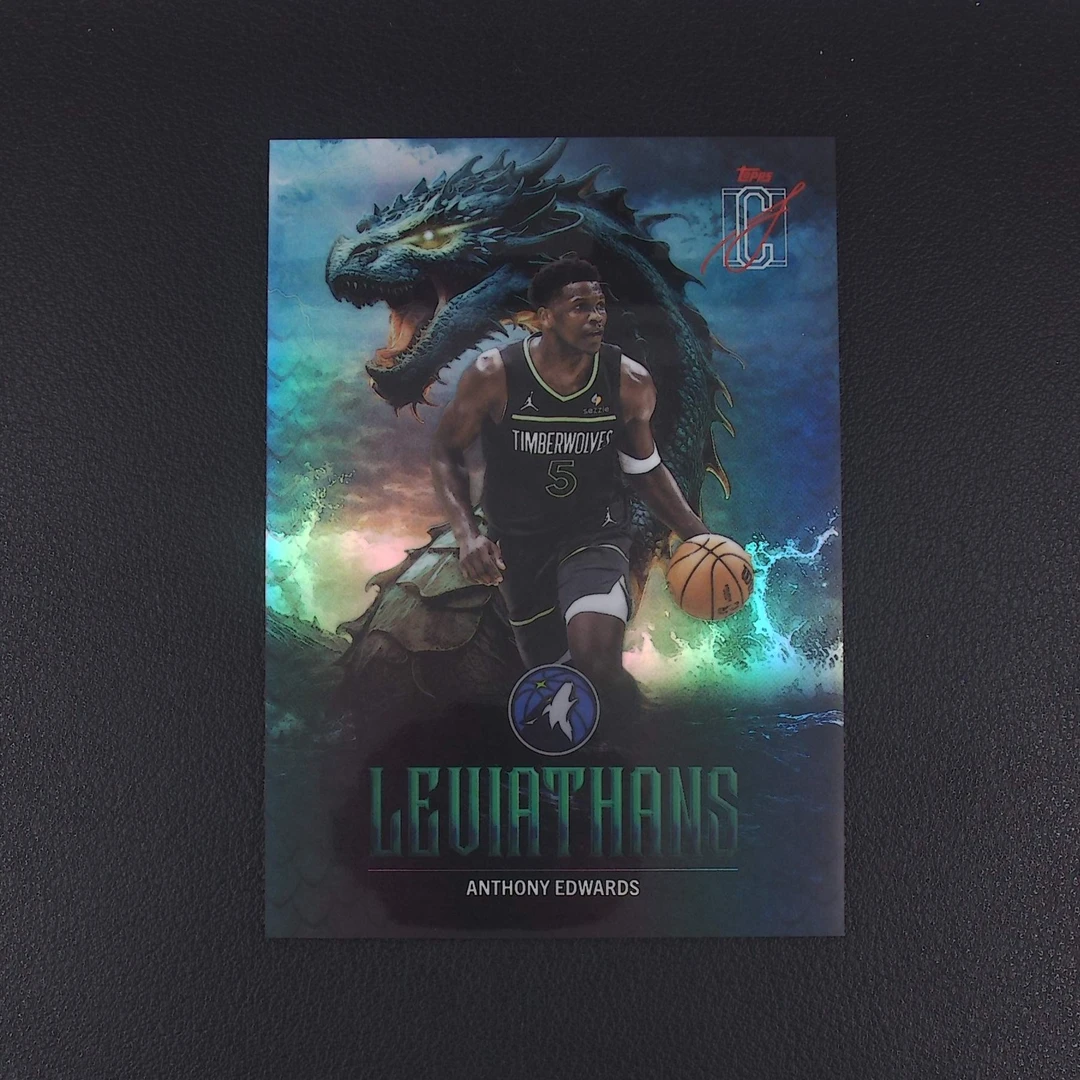 安东尼·爱德华兹 NBA国宝手提签字球星卡