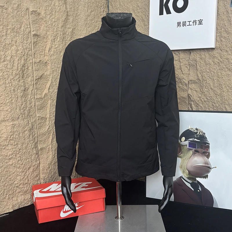 外三防轻便立领夹克 春季新款立体剪裁修身时尚梭织立领外套男
