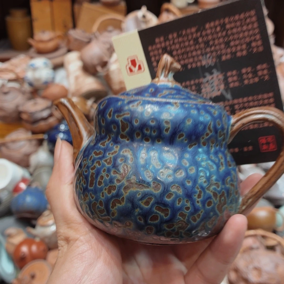 柴烧老岩泥高温茶器皿