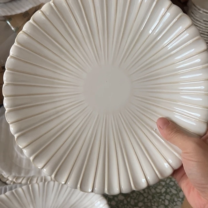 瓷片默认瑕疵商品太阳花鱼➕大