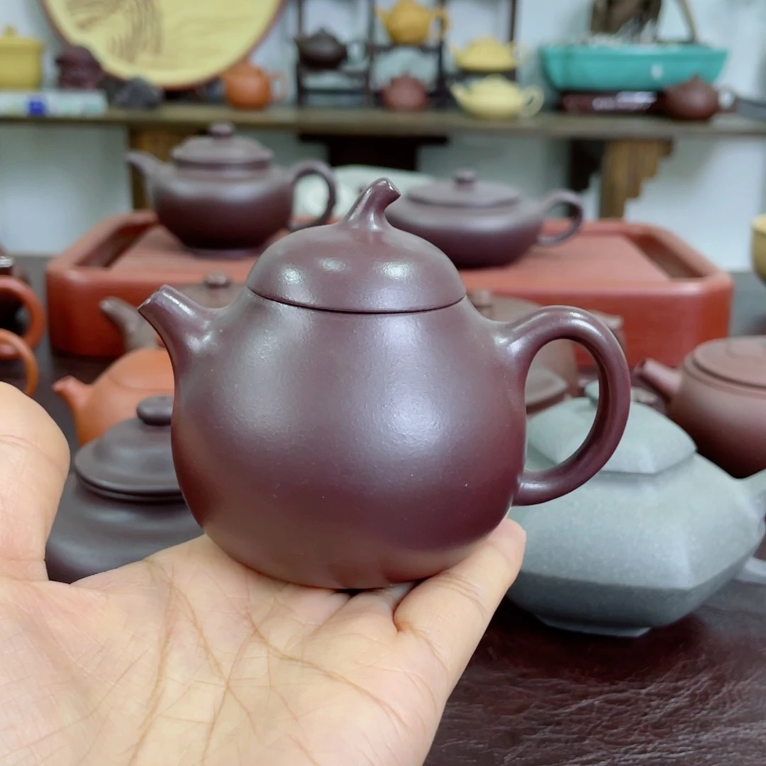 茶壶紫砂茄瓜。