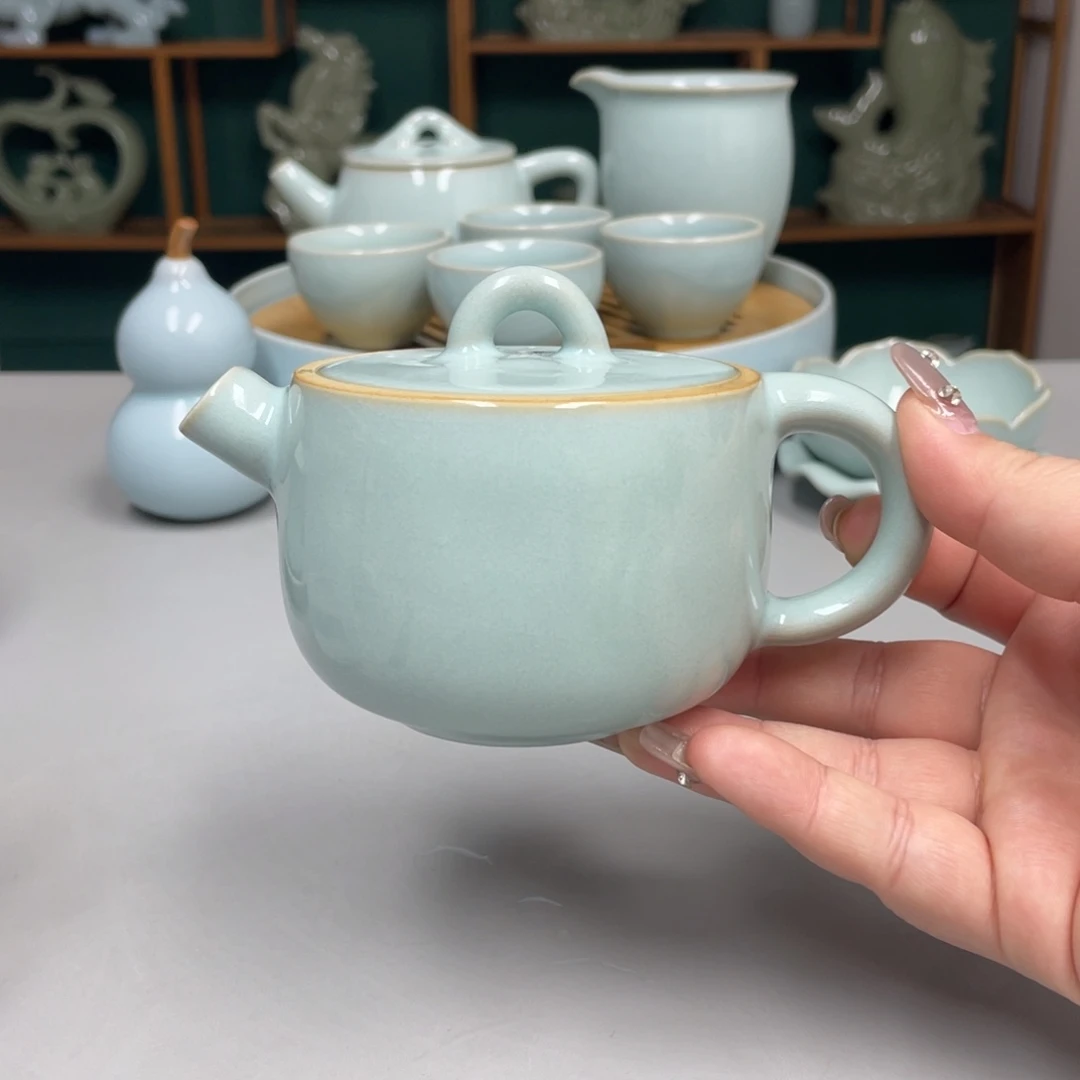 瓷赵琳老师炮嘴壶微瑕