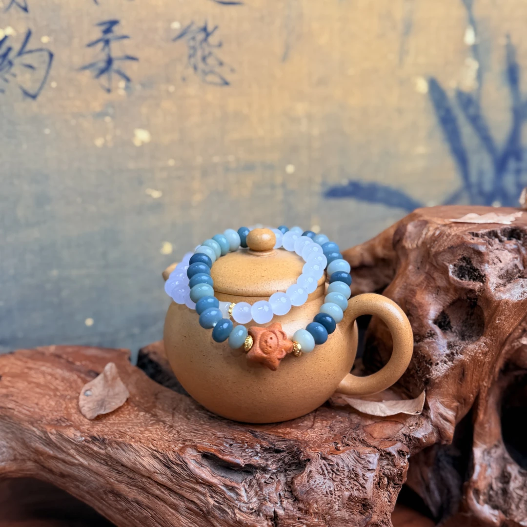 DP 1120-0.6*0.9水晶双圈菩提+星星水晶菩提（无礼盒）