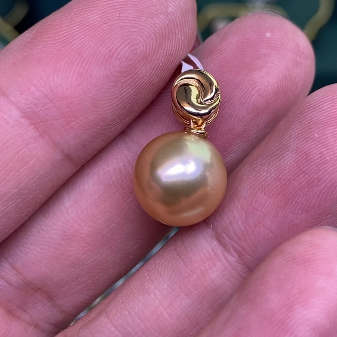 颈饰银S925镶嵌海水珍珠