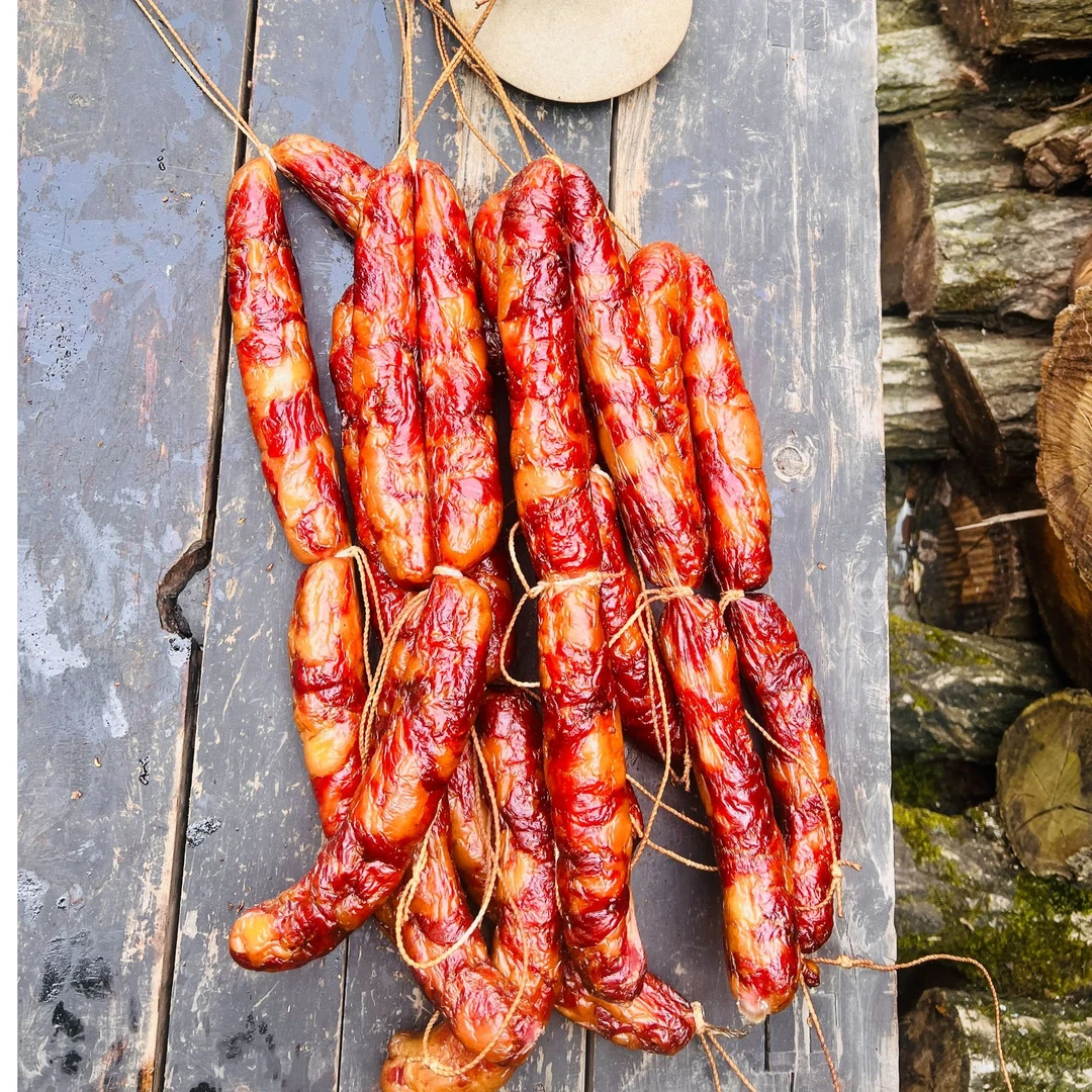贵州烟熏香肠农家土猪青冈木熏,零添加香肠健康本位