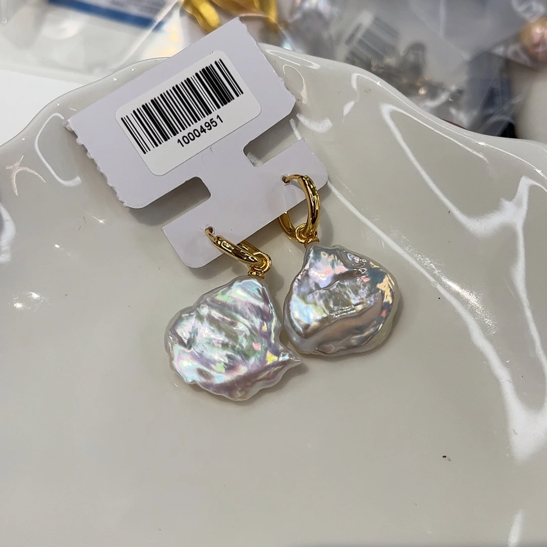 耳饰淡水珍珠合金