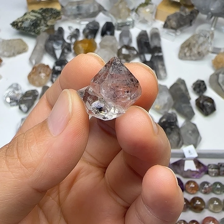 水晶珠宝半成品未镶嵌散墨