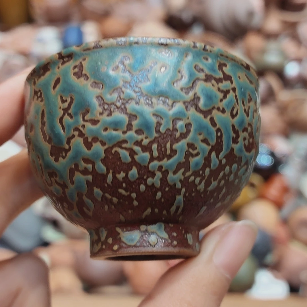 柴烧老岩泥高温茶器皿