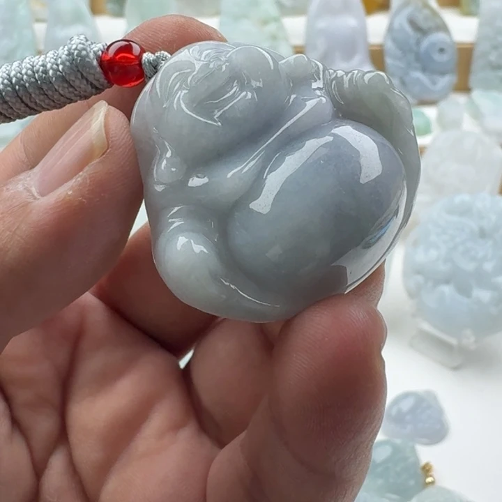 翡翠未镶嵌颈饰天然缅甸A货翡翠