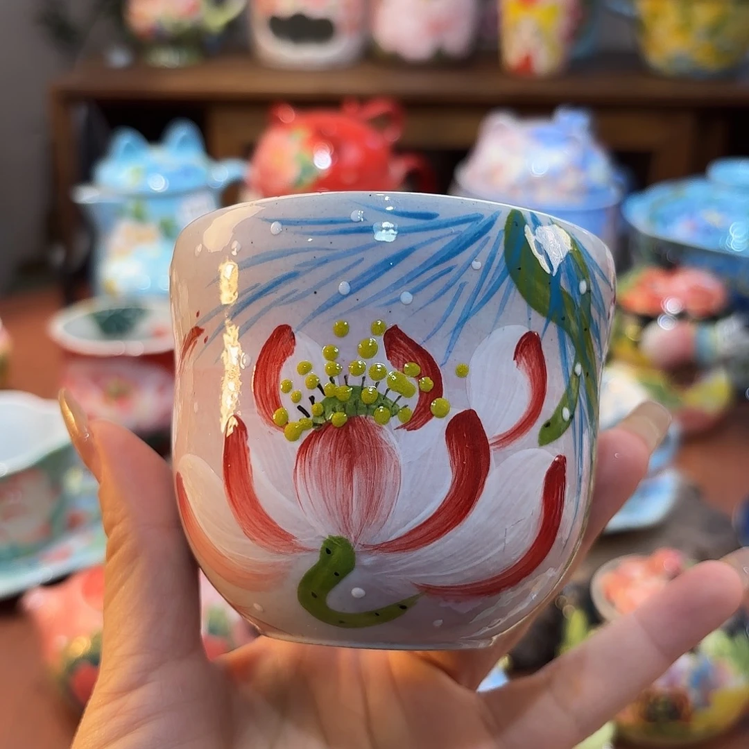 景德镇手工手绘陶瓷茶具