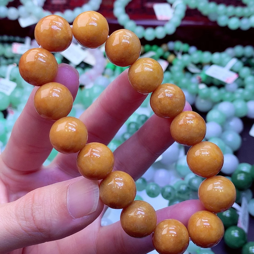 翡翠未镶嵌毛衣链