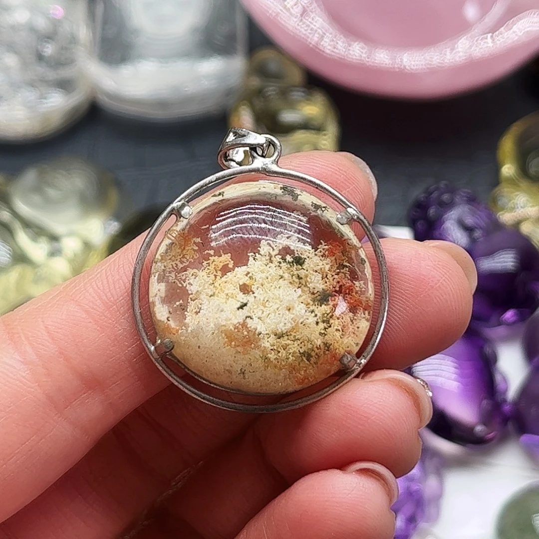 紫晶颈饰未镶嵌卿****唧