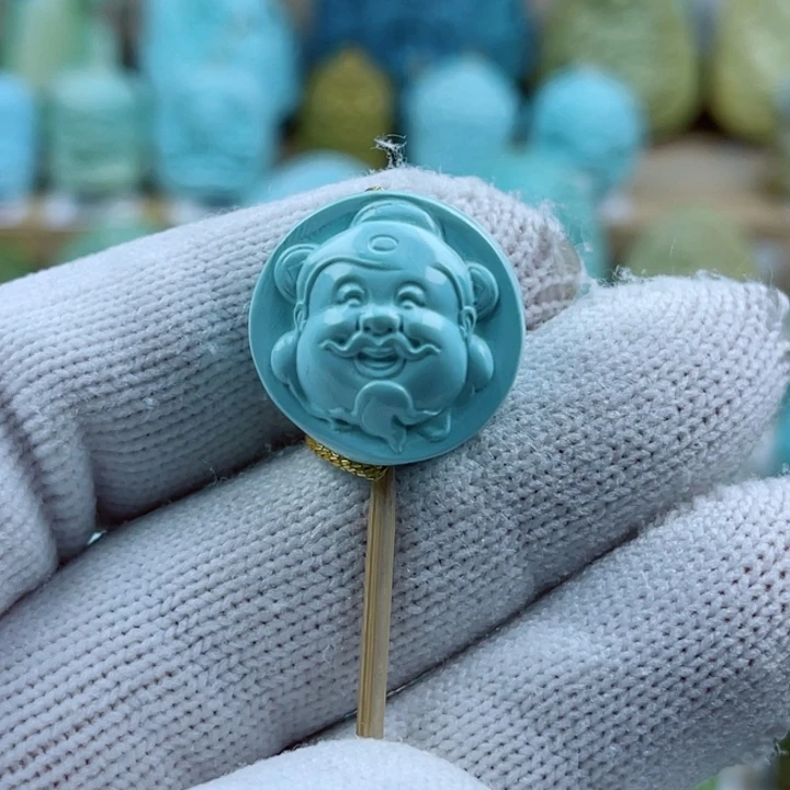 绿松石未镶嵌珠宝奇石