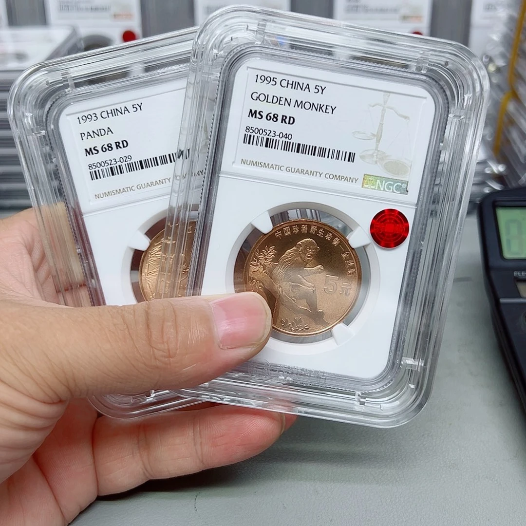 其他普通金属大熊猫金丝猴评级68分铜标