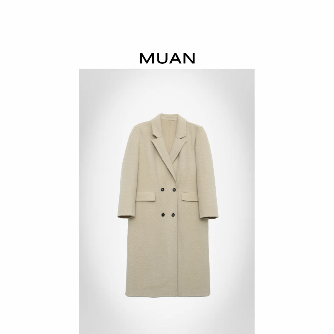 木岸MUAN：《香榭丽舍大衣》定制800克苏丽老钱大衣女D-LF-3542-苏丽