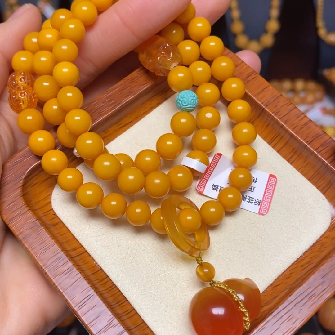 【闪购商品】蜜蜡手链未镶嵌手串