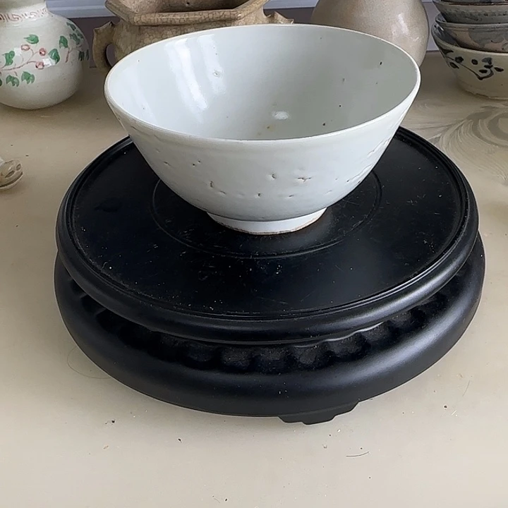骏***室一个青花罐子釉中彩