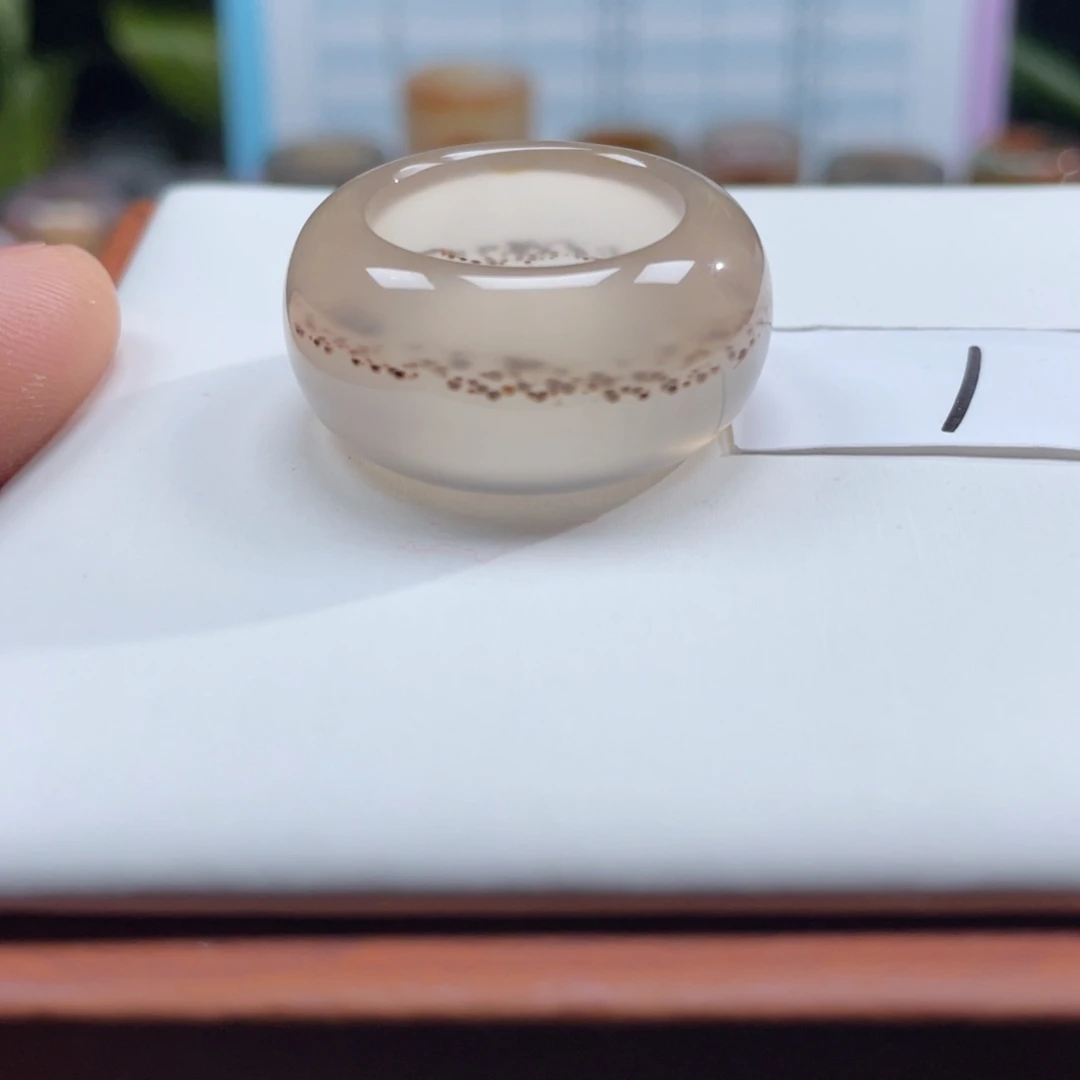 玛瑙/玉髓未镶嵌戒指Z19.3港21