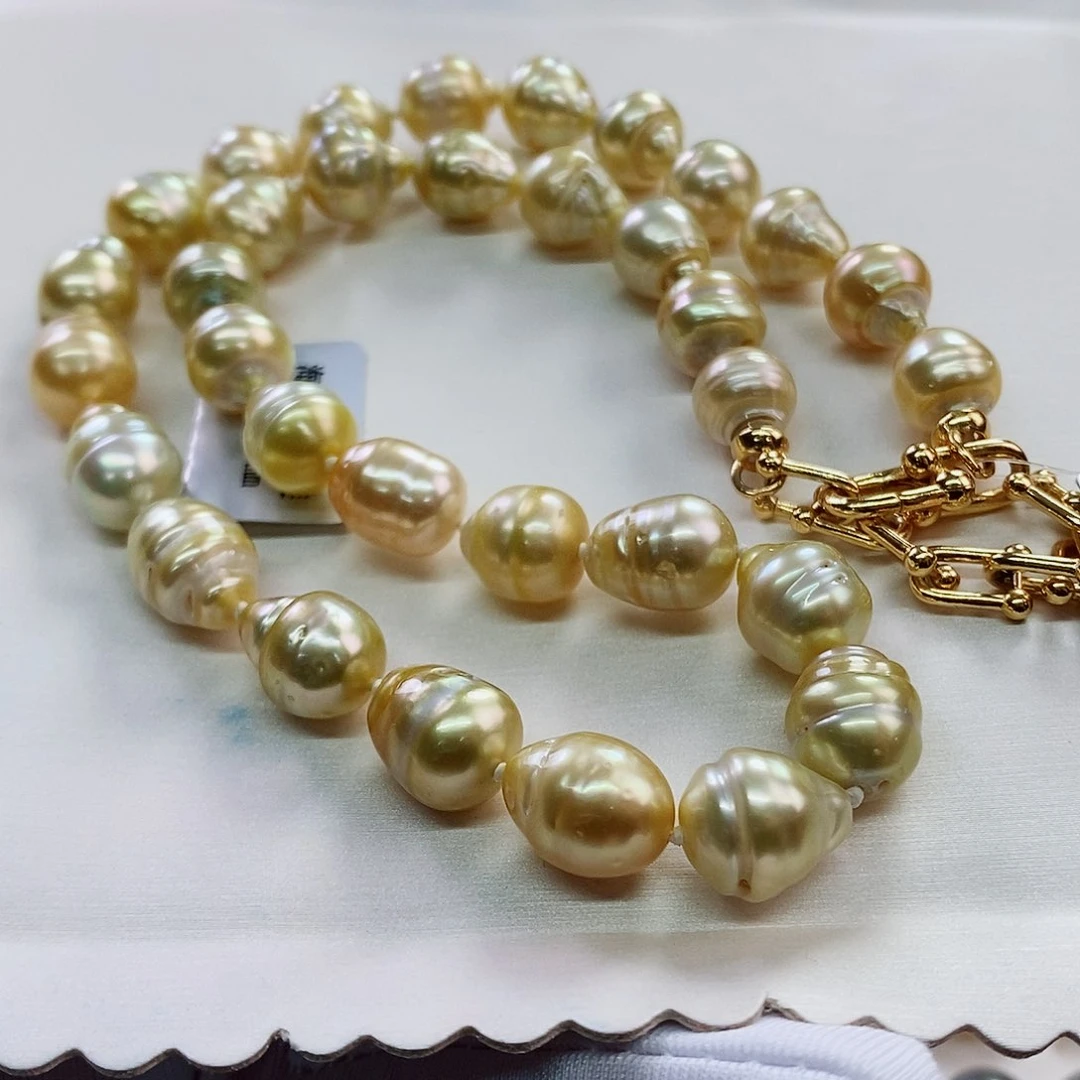 项链未镶嵌海水珍珠9-10