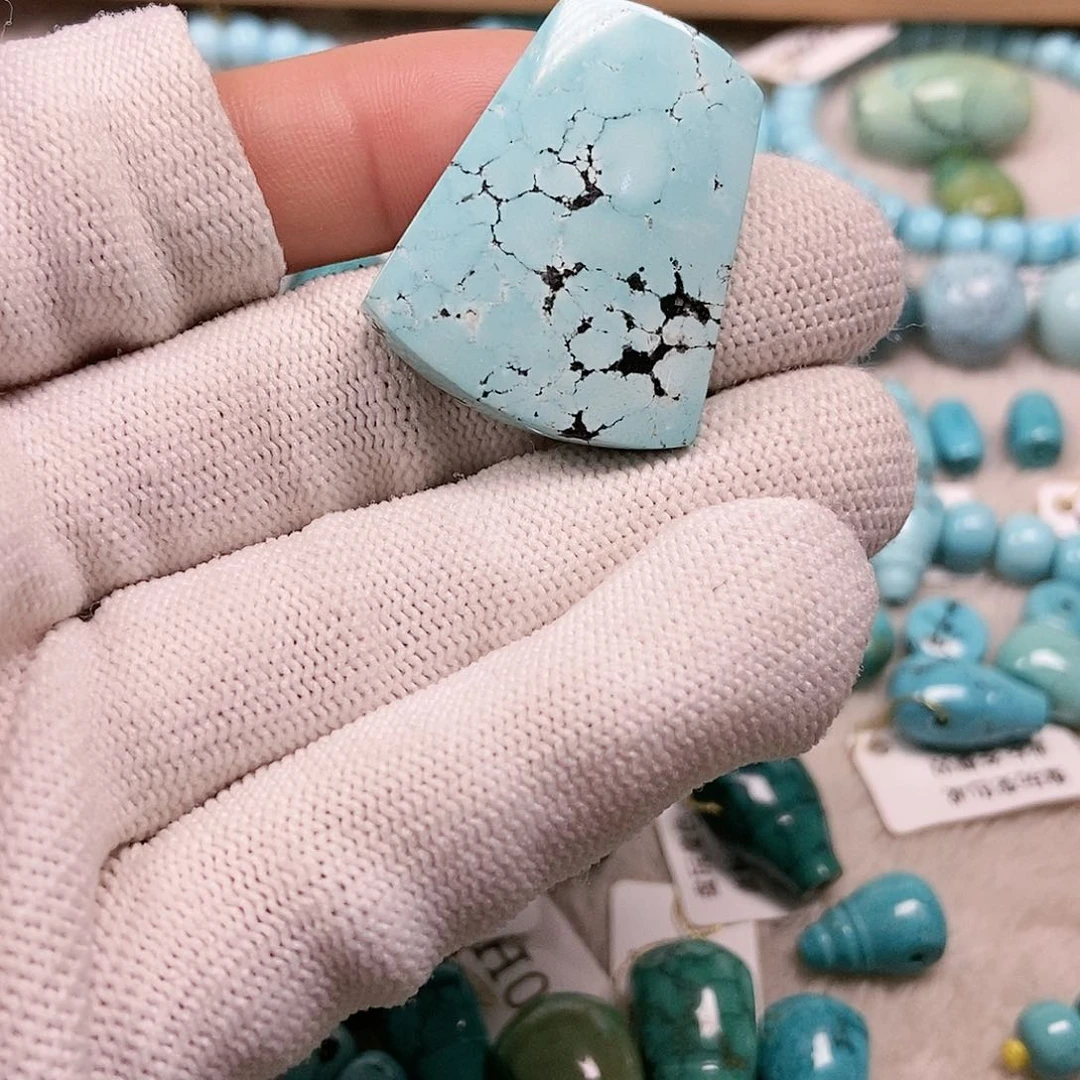 未镶嵌绿松石珠宝半成品