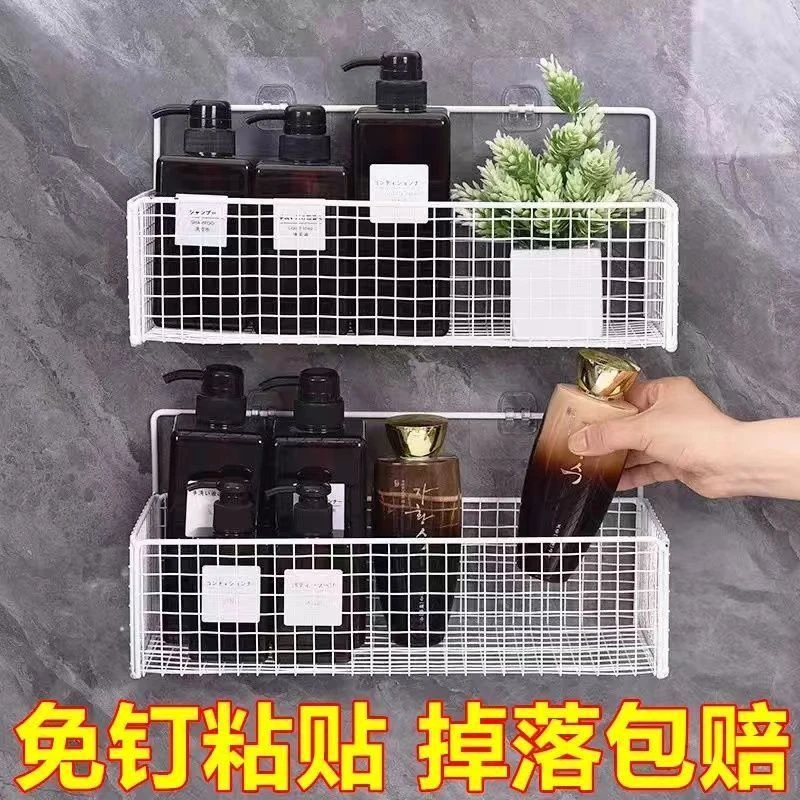 强力粘贴挂钩鞋架壁挂卫生间置物架粘贴片配件免打孔网格固定卡扣