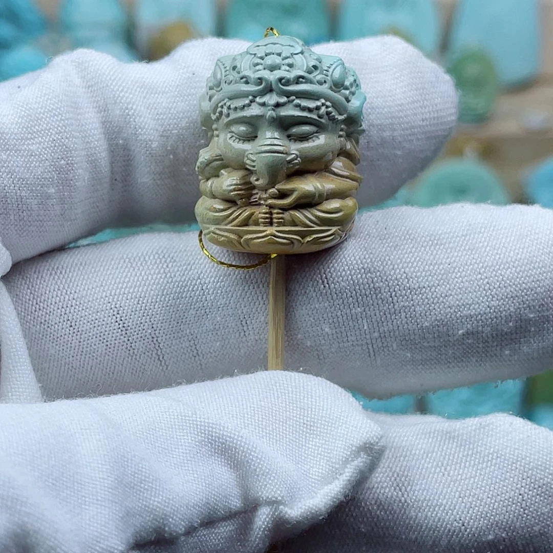 未镶嵌绿松石珠宝奇石