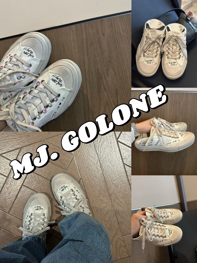 Jen同款!Blockette风女士做旧星星鞋钻刻涂鸦系列3cm