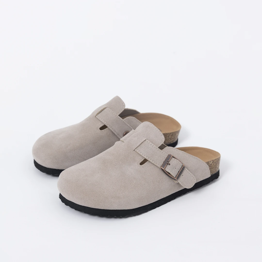 夏上新轻便百搭一脚蹬勃肯鞋男女同款潮百搭时尚休闲厚底鞋3215