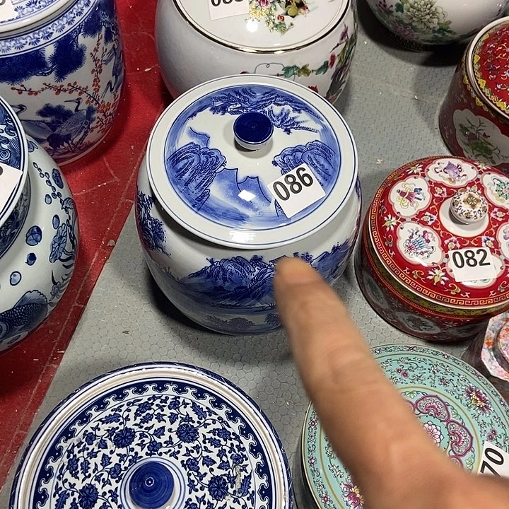 瓷片景德镇陶瓷罐086