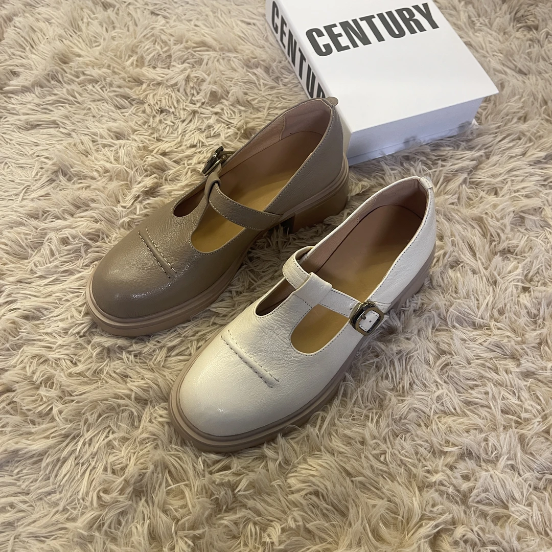 2025春夏款休闲简约厚底小个子软底增高圆头减龄百搭款单鞋5-509