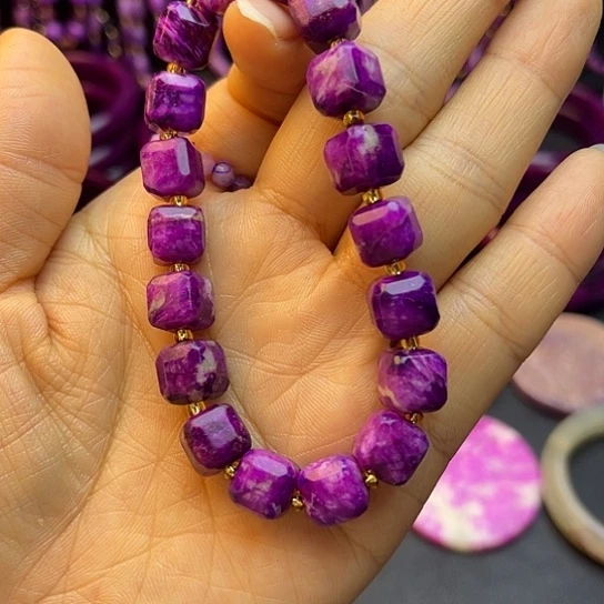 非金属方糖丝绒卡10手串