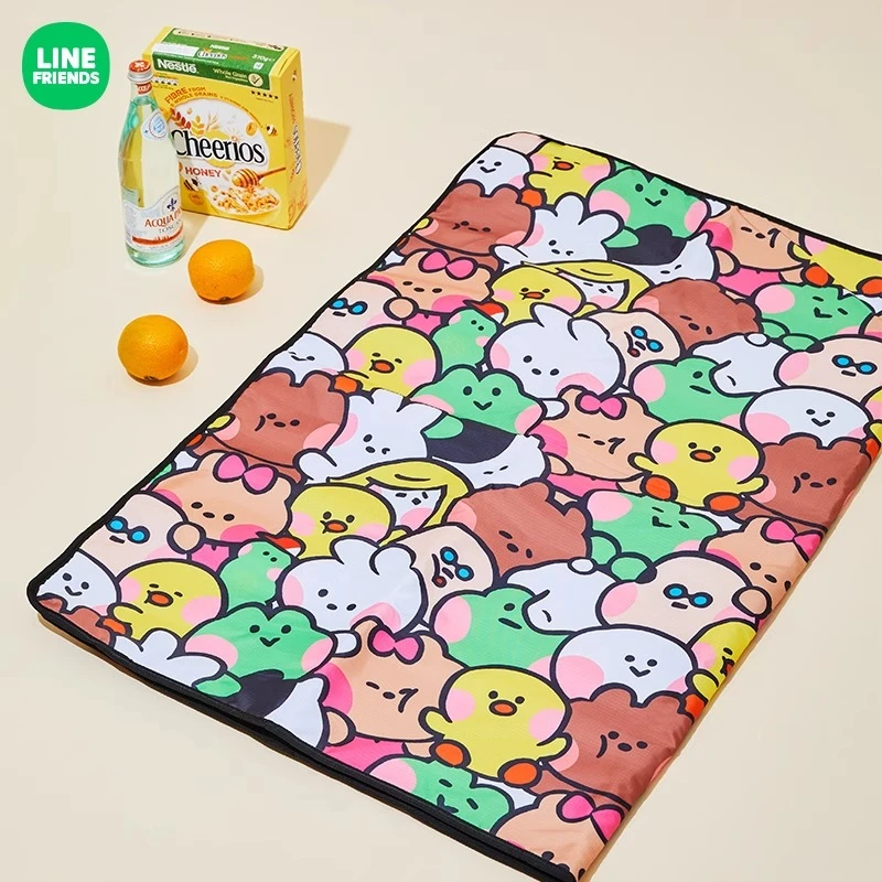 LINE FRIENDS minini 野餐垫 户外露营防潮垫子 郊游便携地布毯
