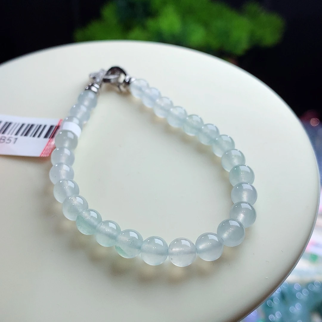 未镶嵌手串翡翠开播王炸福利！正冰起光 卡5+mm