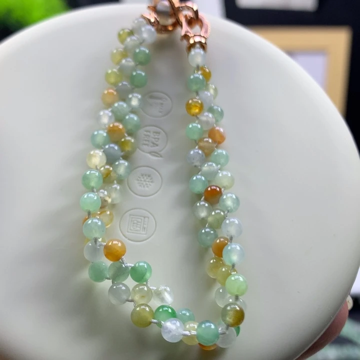 未镶嵌手串翡翠卡