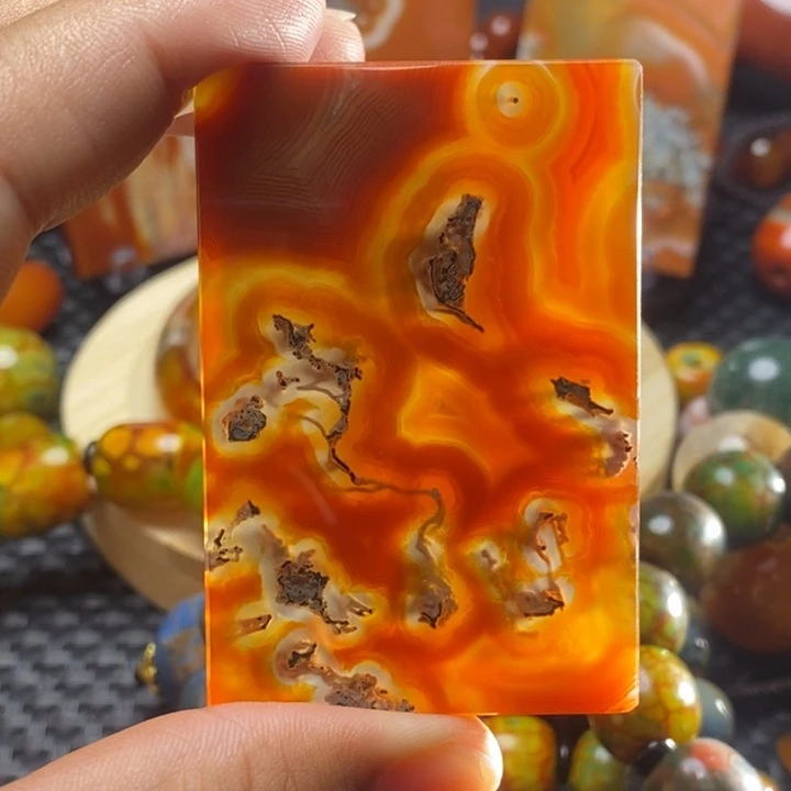 玛瑙/玉髓未镶嵌颈饰