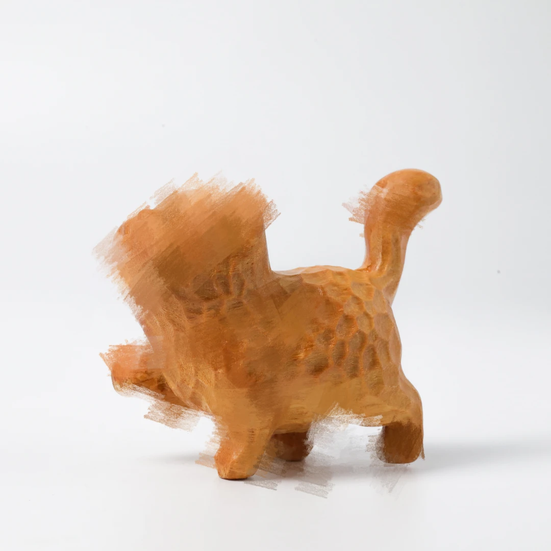 [迟锐精选]芭比檀木雕刻猫办公家居小摆件手办文玩装饰GCJMZ042