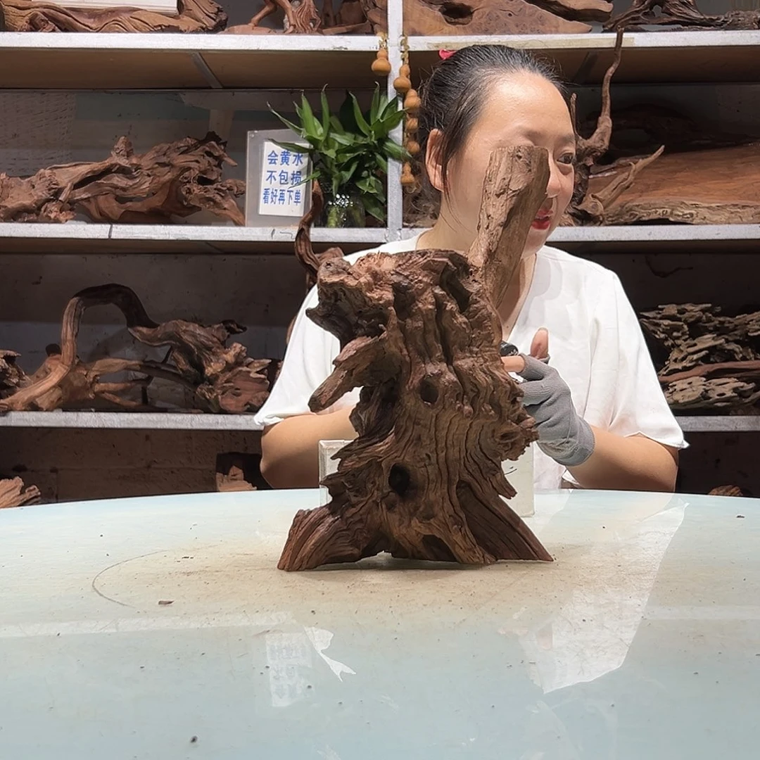 嗨***涛镂空紫柚沉木不包损不包秒沉5667……