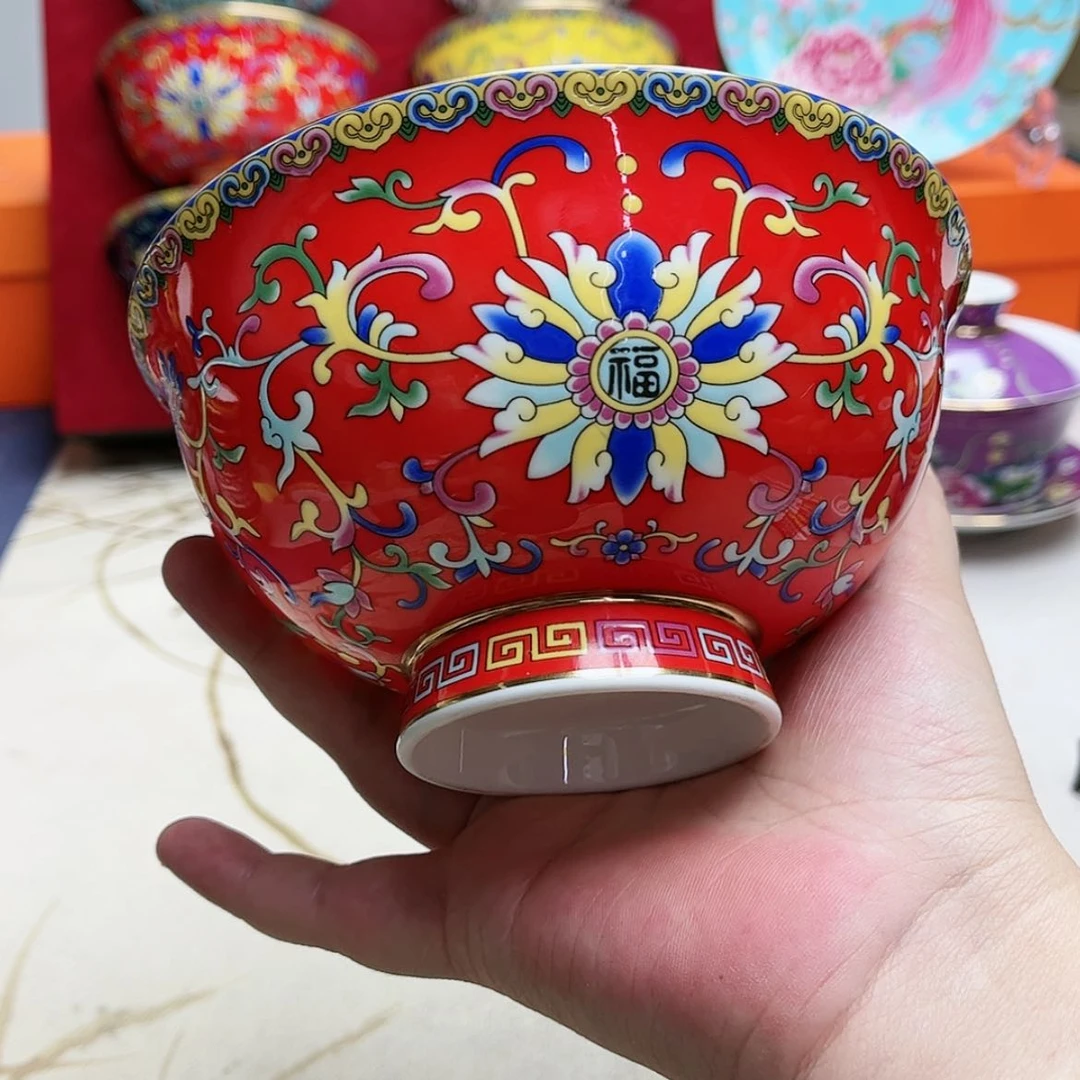 【闪购商品】珐琅糸*-5.5英寸4红。。。。