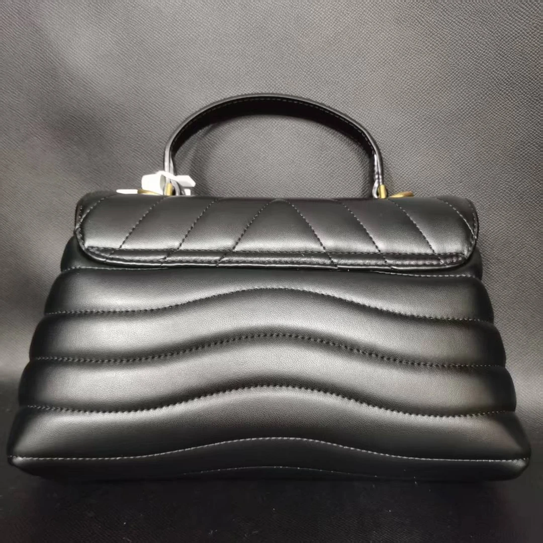 SMVP 高定奢品 潮流打造真皮女士潮流包斜挎包 10546 黑色