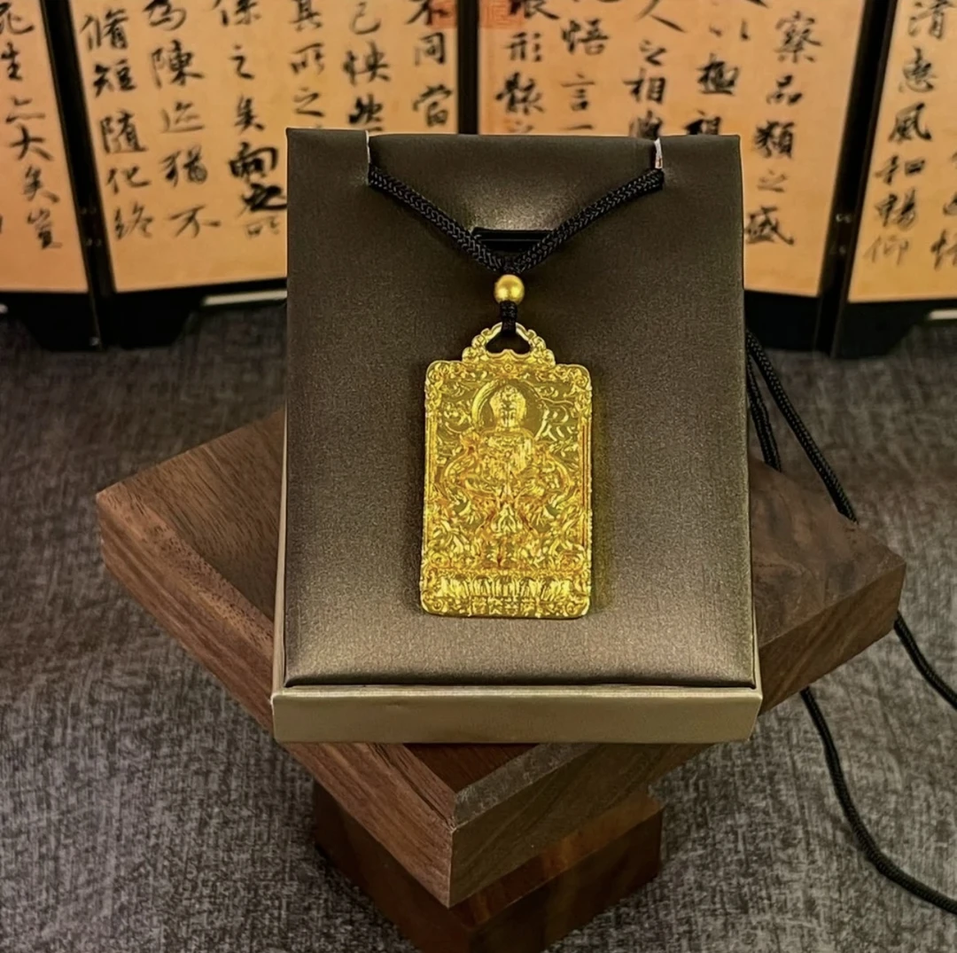 铜合金吊坠 十二生肖八大守护双面雕刻实心男女精工时尚精美吊坠