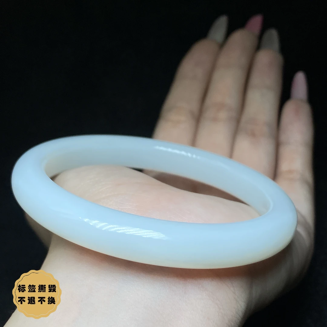 【小北好物】和田玉手镯圈口54-61【多样性发一件】2QS05X275