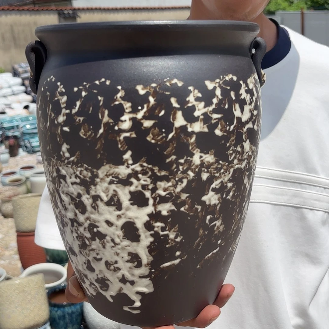 侘寂风坛子口径20高度25一个