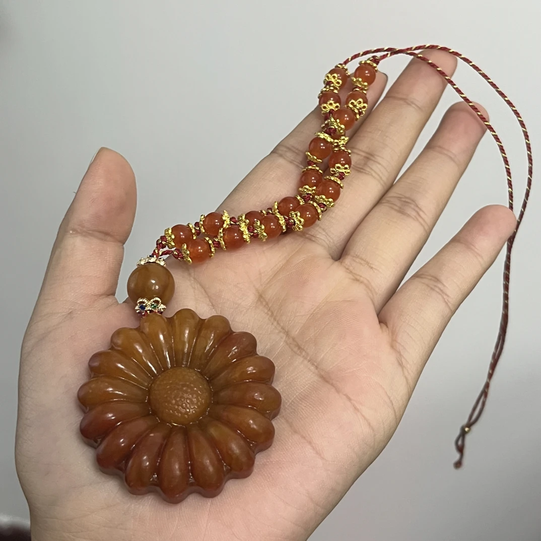 天然花开富贵太阳花吊坠多样化