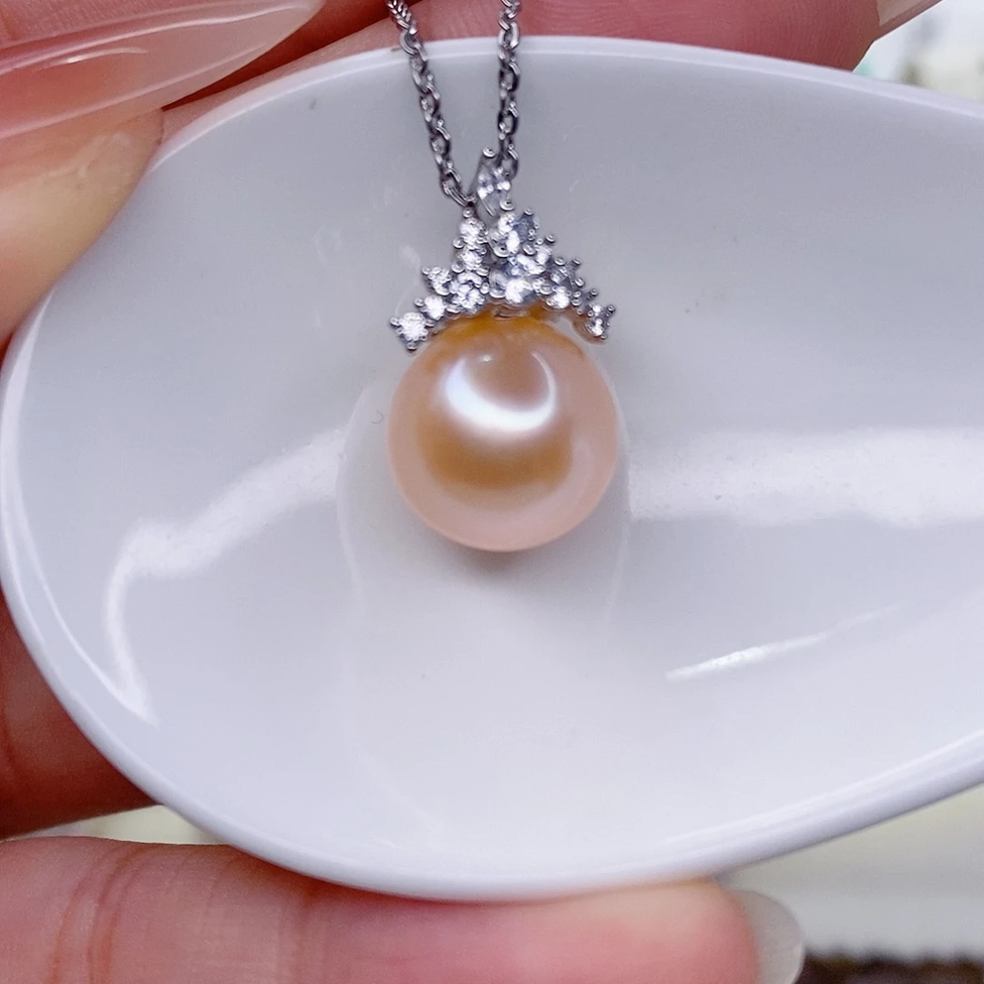 未镶嵌淡水珍珠吊坠(赠链)