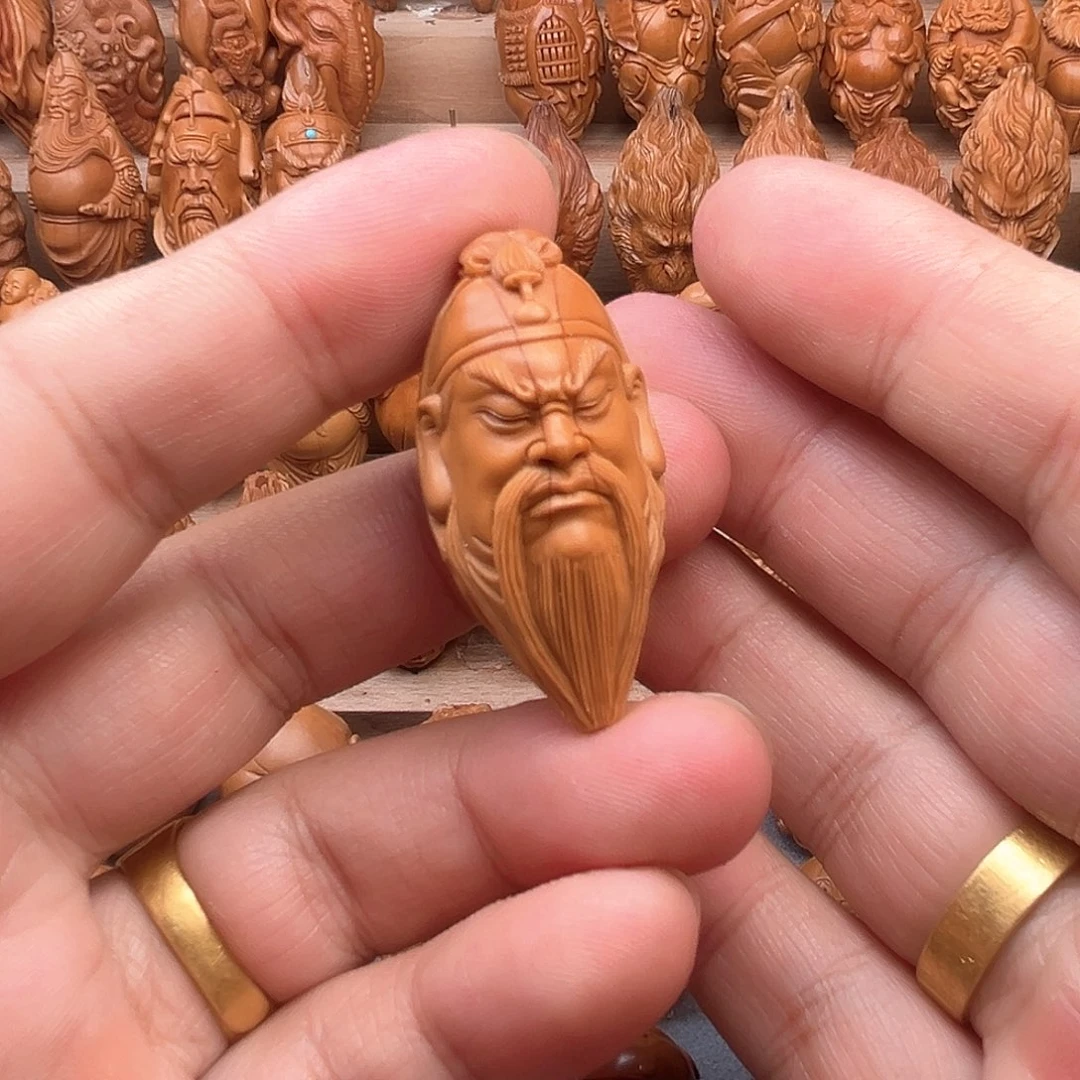 橄榄核吊坠?****?21关公的